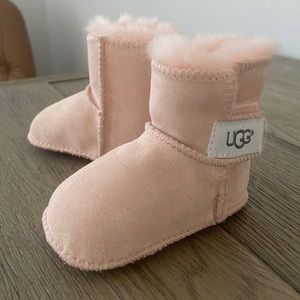 Adorable pink UGG baby boots, size S.